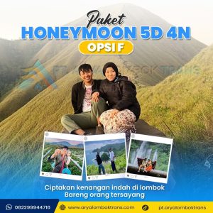 PAKET HONEYMOON 3 HARI 2 MALAM - OPSI F