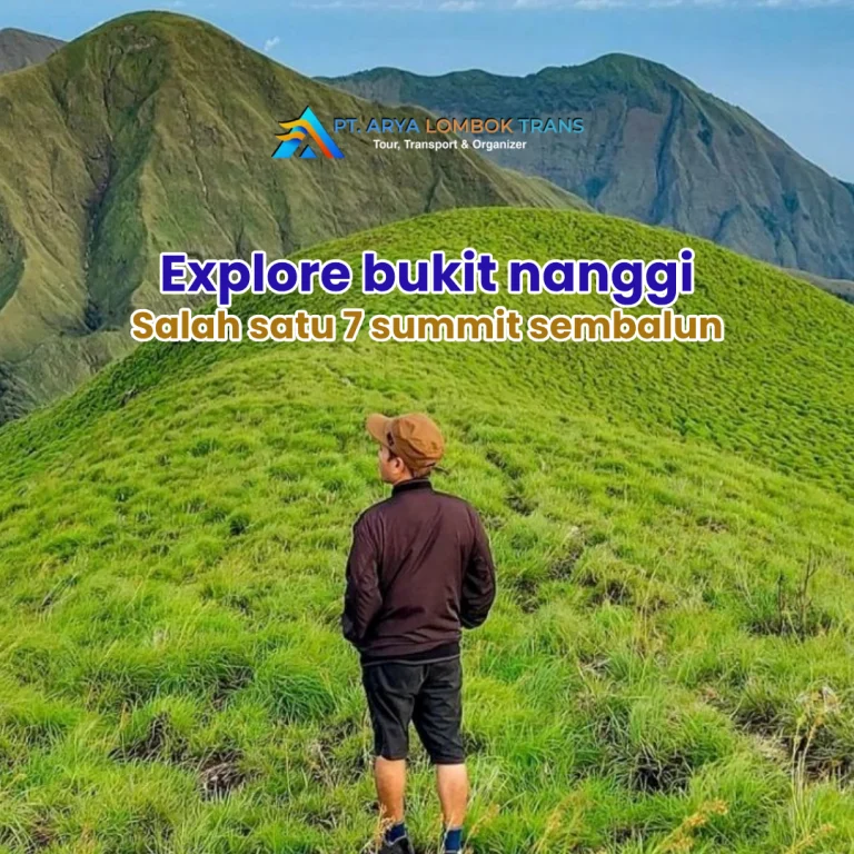 Soft Trekking Bukit Nanggi - paket wisata Lombok Arya Lombok Trans