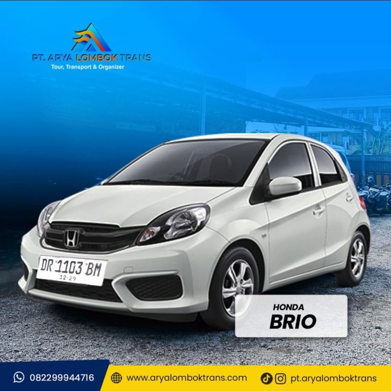 Honda Brio - armada sewa mobil Lombok Arya Lombok Trans