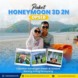 PAKET HONEYMOON 3 HARI 2 MALAM - OPSI B