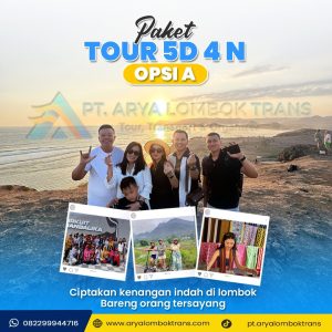 Paket Tour 5 Hari 4 Malam Opsi A