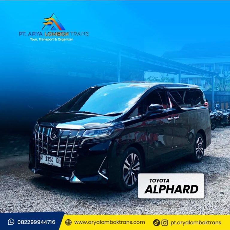 Toyota Alphard - armada sewa mobil Lombok Arya Lombok Trans