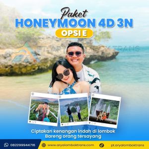 PAKET HONEYMOON 3 HARI 2 MALAM - OPSI E
