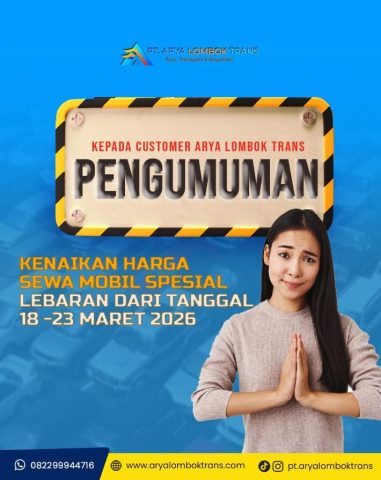 sewa mobil lombok lebaran 2026