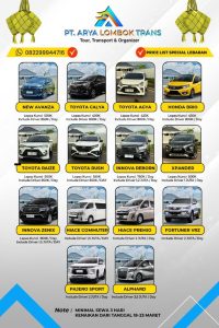 sewa mobil lombok lebaran 2026