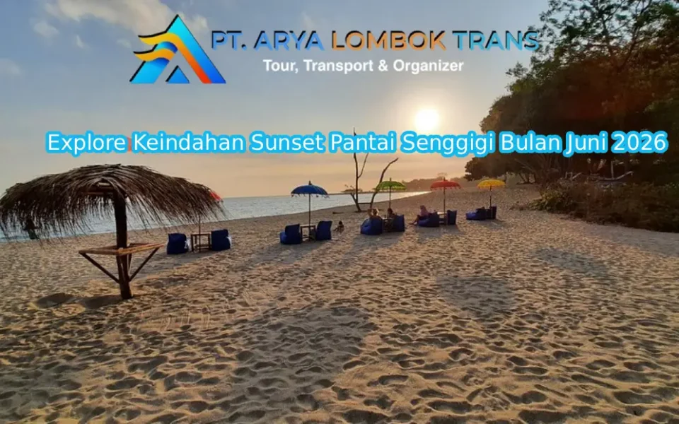 sunset Pantai Senggigi Juni 2026