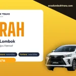 Sewa mobil Lombok murah dengan armada Avanza dan Fortuner dari Arya Lombok Trans