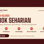 Rute wisata kuliner Lombok sehari penuh bersama Arya Lombok Trans