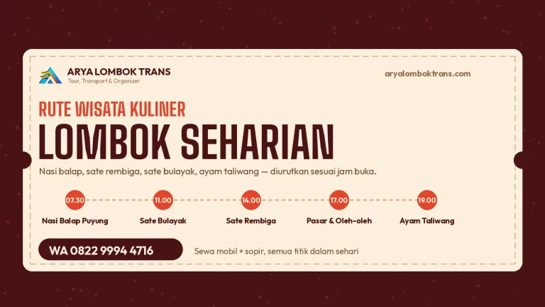 Wisata Kuliner Lombok: Rute Sehari Anti Nyasar & Anti Tutup