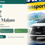 Itinerary Lombok 3 hari 2 malam dengan sewa mobil Avanza dari Arya Lombok Trans