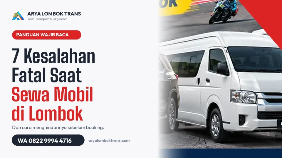 Panduan menghindari kesalahan sewa mobil di Lombok — armada Hiace