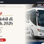 Panduan lengkap sewa mobil di Lombok 2026 — armada bus dan kendaraan Arya Lombok Trans