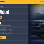 Sewa mobil Bandara Internasional Lombok antar jemput 24 jam — Fortuner Arya Lombok Trans siap di terminal