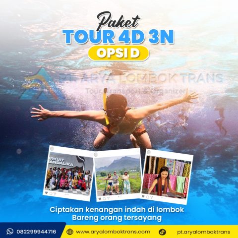 Paket Tour 4 Hari 3 Malam Opsi D