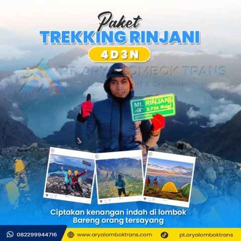 Paket Trekking Rinjani 4 Hari 3 Malam