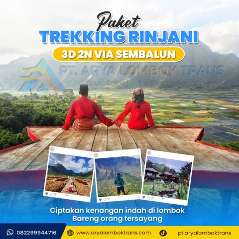 Trekking Rinjani 3 Hari 2 Malam Via Sembalun
